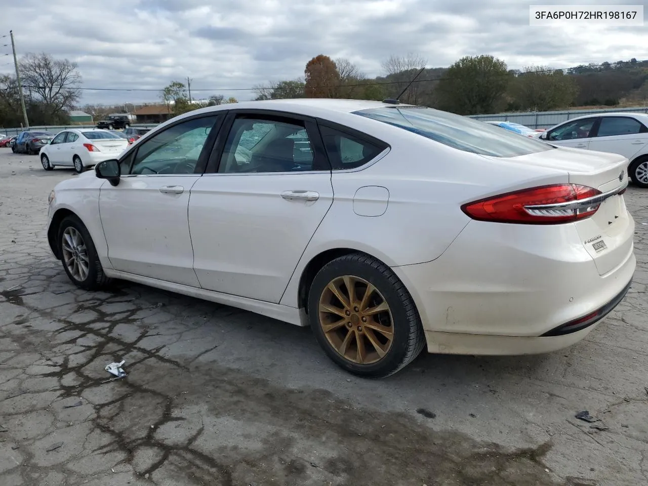 2017 Ford Fusion Se VIN: 3FA6P0H72HR198167 Lot: 78275254