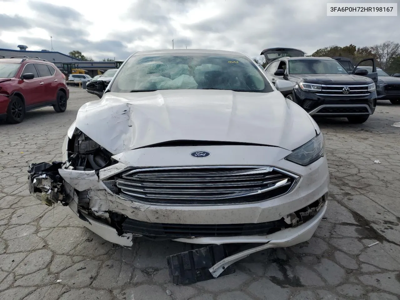 2017 Ford Fusion Se VIN: 3FA6P0H72HR198167 Lot: 78275254