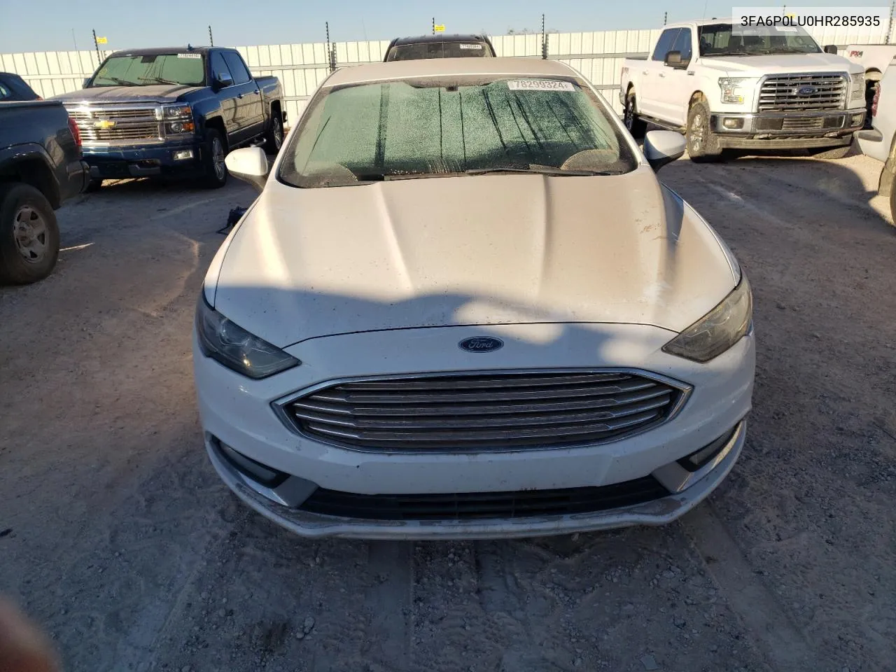 2017 Ford Fusion Se Hybrid VIN: 3FA6P0LU0HR285935 Lot: 78299324