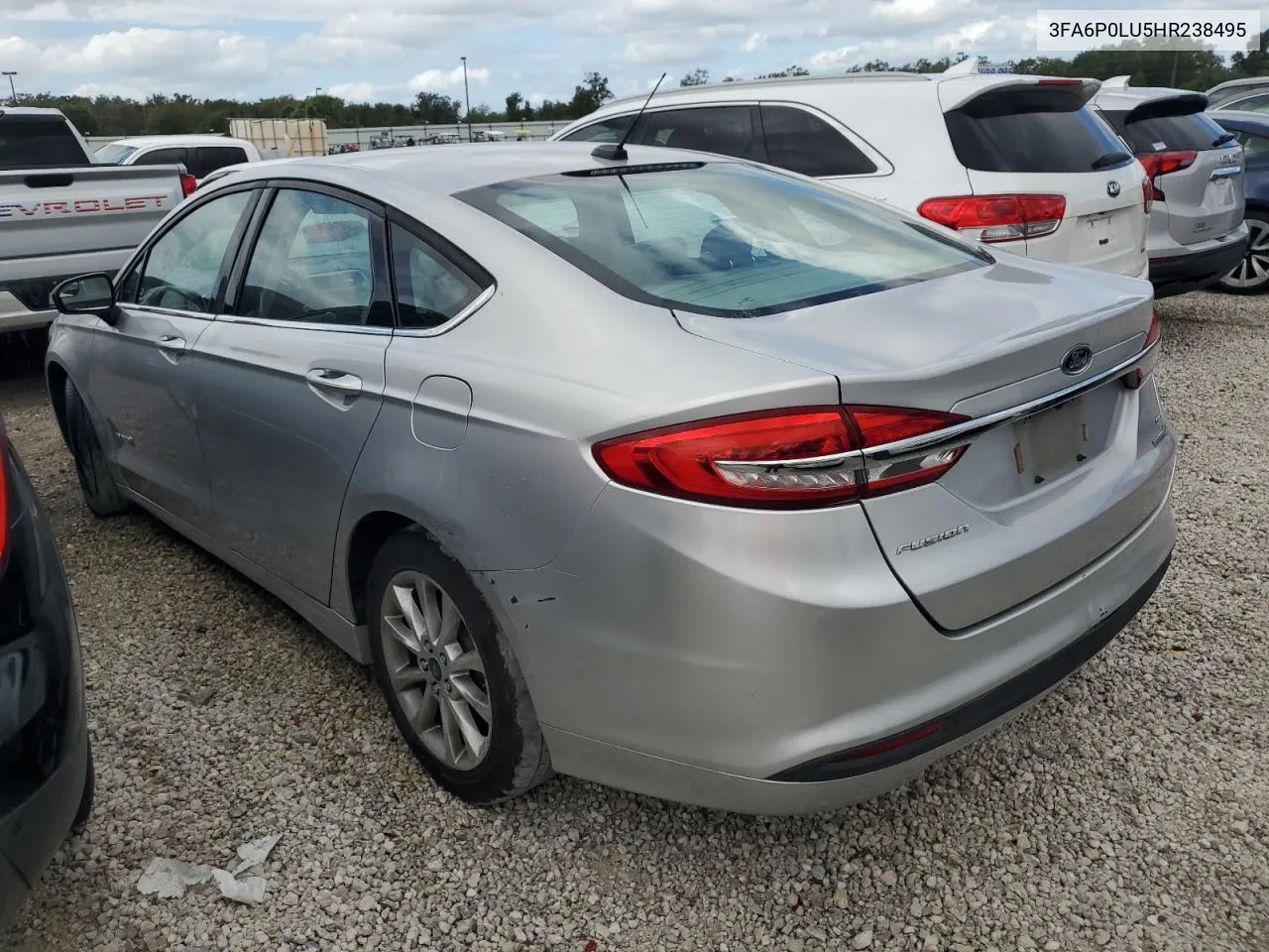 2017 Ford Fusion Se Hybrid VIN: 3FA6P0LU5HR238495 Lot: 78382934