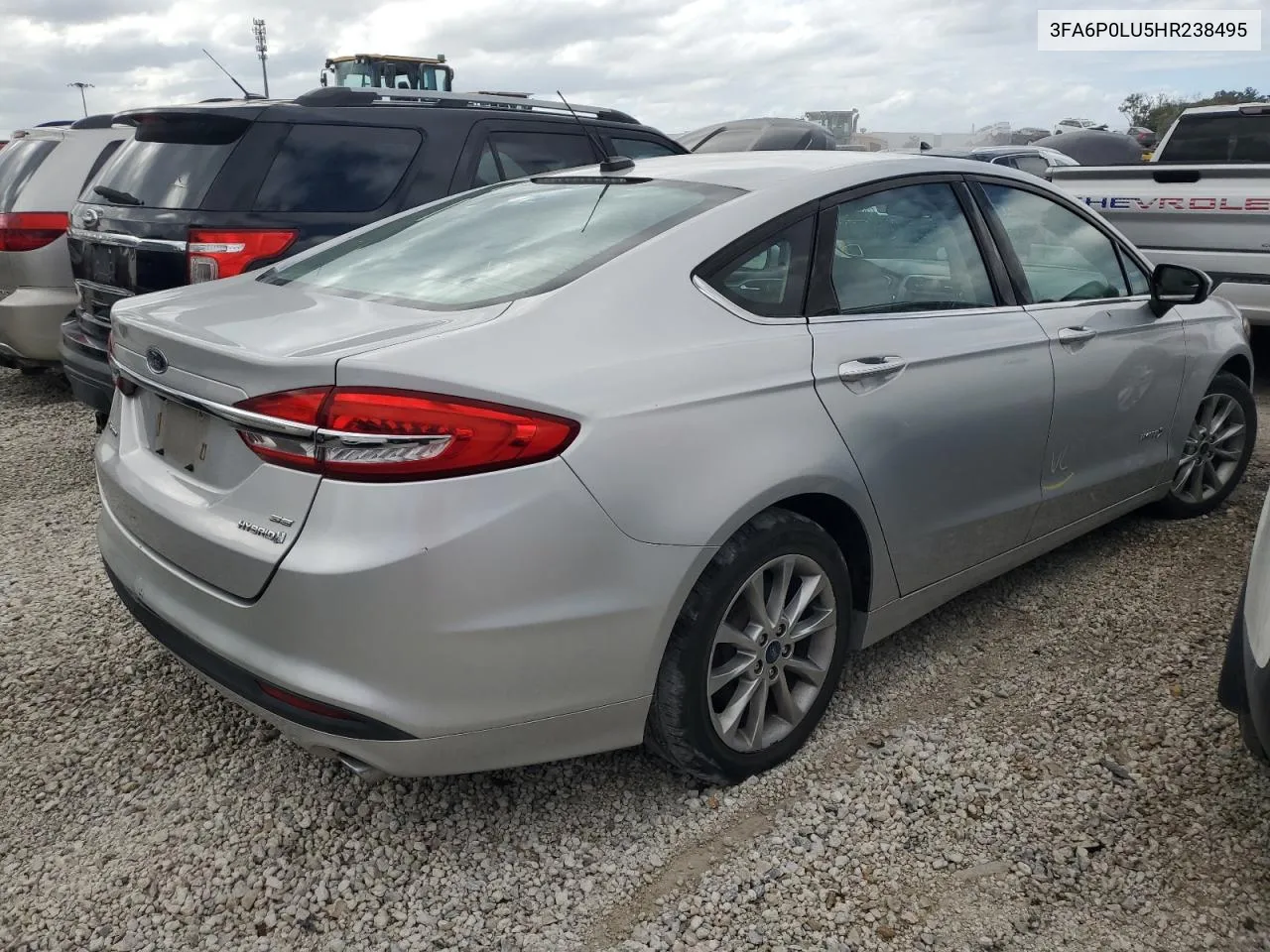 2017 Ford Fusion Se Hybrid VIN: 3FA6P0LU5HR238495 Lot: 78382934