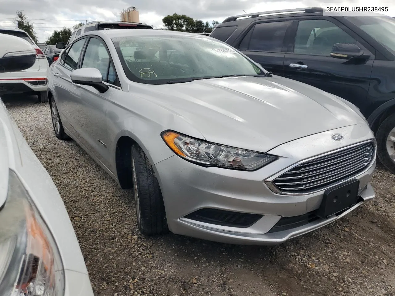 2017 Ford Fusion Se Hybrid VIN: 3FA6P0LU5HR238495 Lot: 78382934