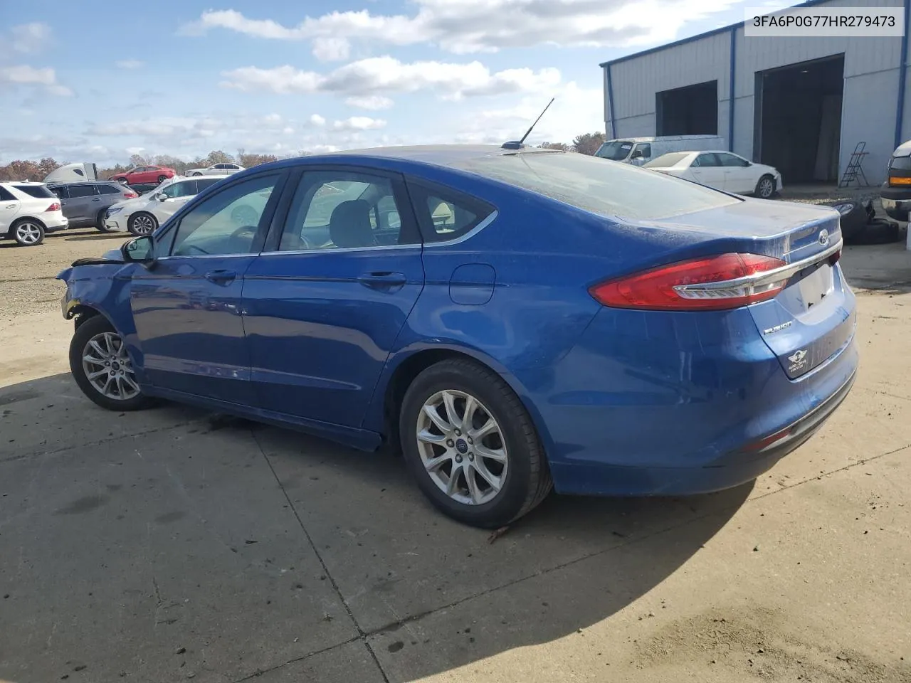 2017 Ford Fusion S VIN: 3FA6P0G77HR279473 Lot: 78554144