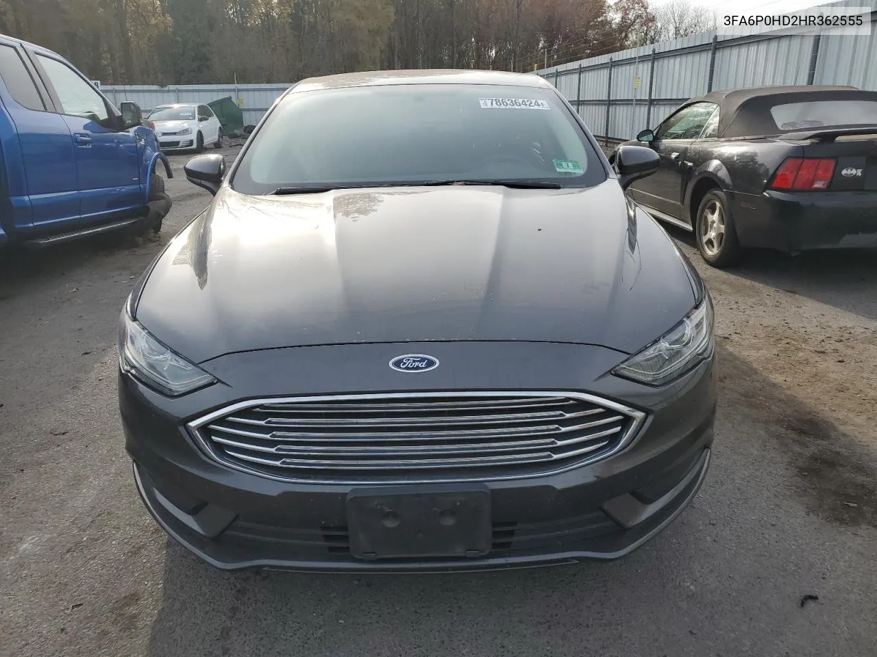 3FA6P0HD2HR362555 2017 Ford Fusion Se