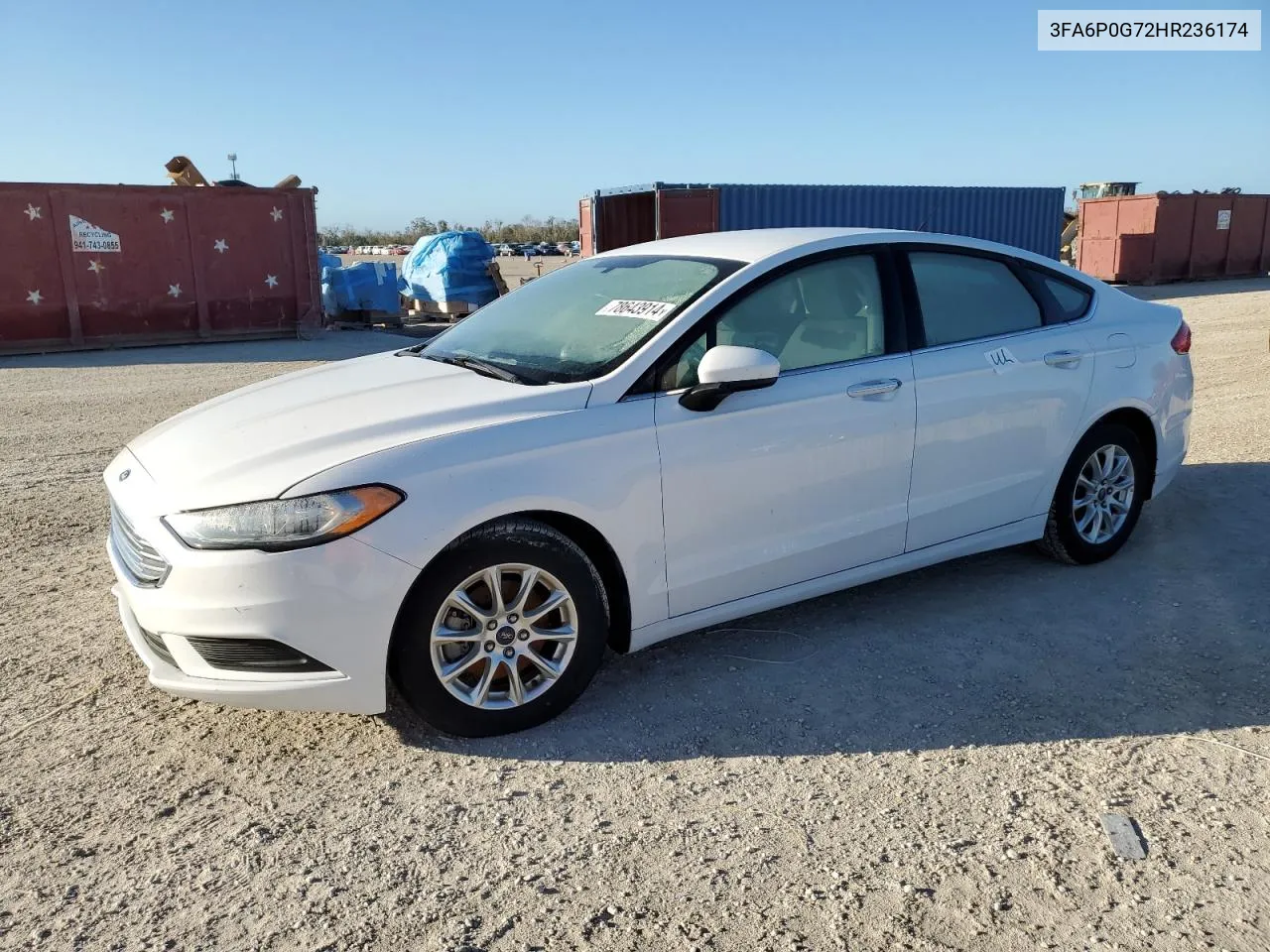 3FA6P0G72HR236174 2017 Ford Fusion S