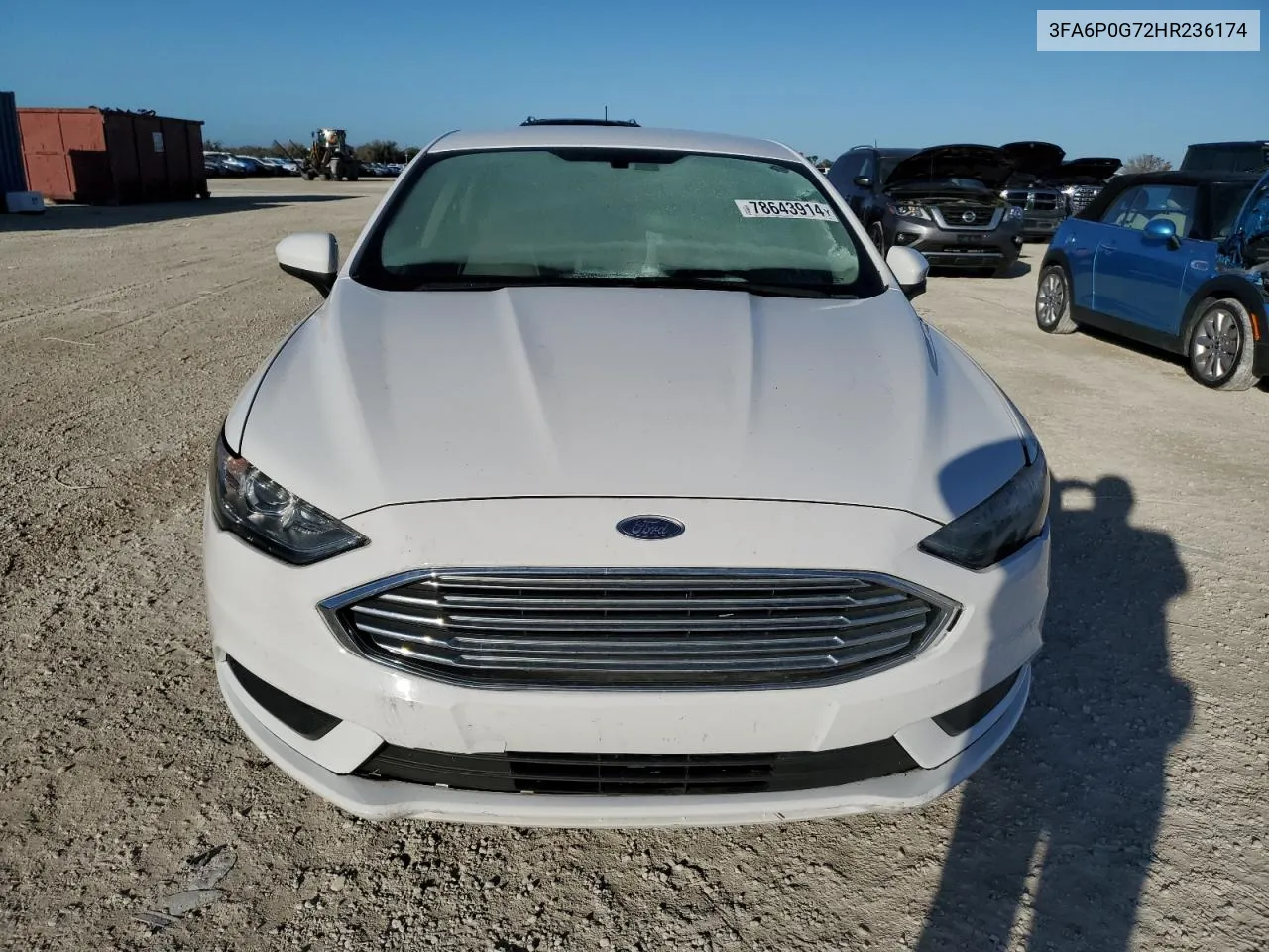 3FA6P0G72HR236174 2017 Ford Fusion S