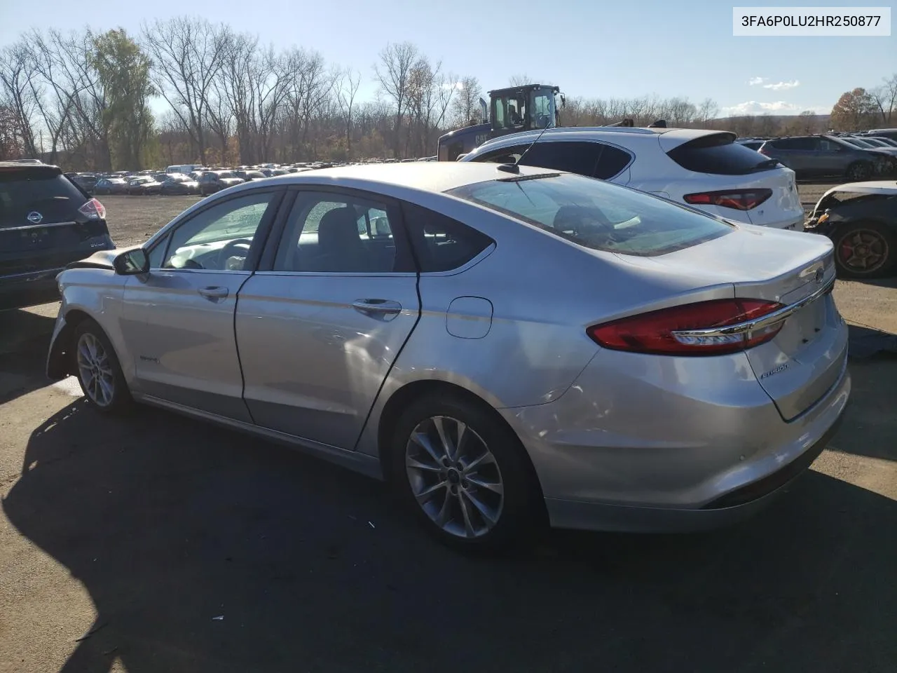 2017 Ford Fusion Se Hybrid VIN: 3FA6P0LU2HR250877 Lot: 78657654