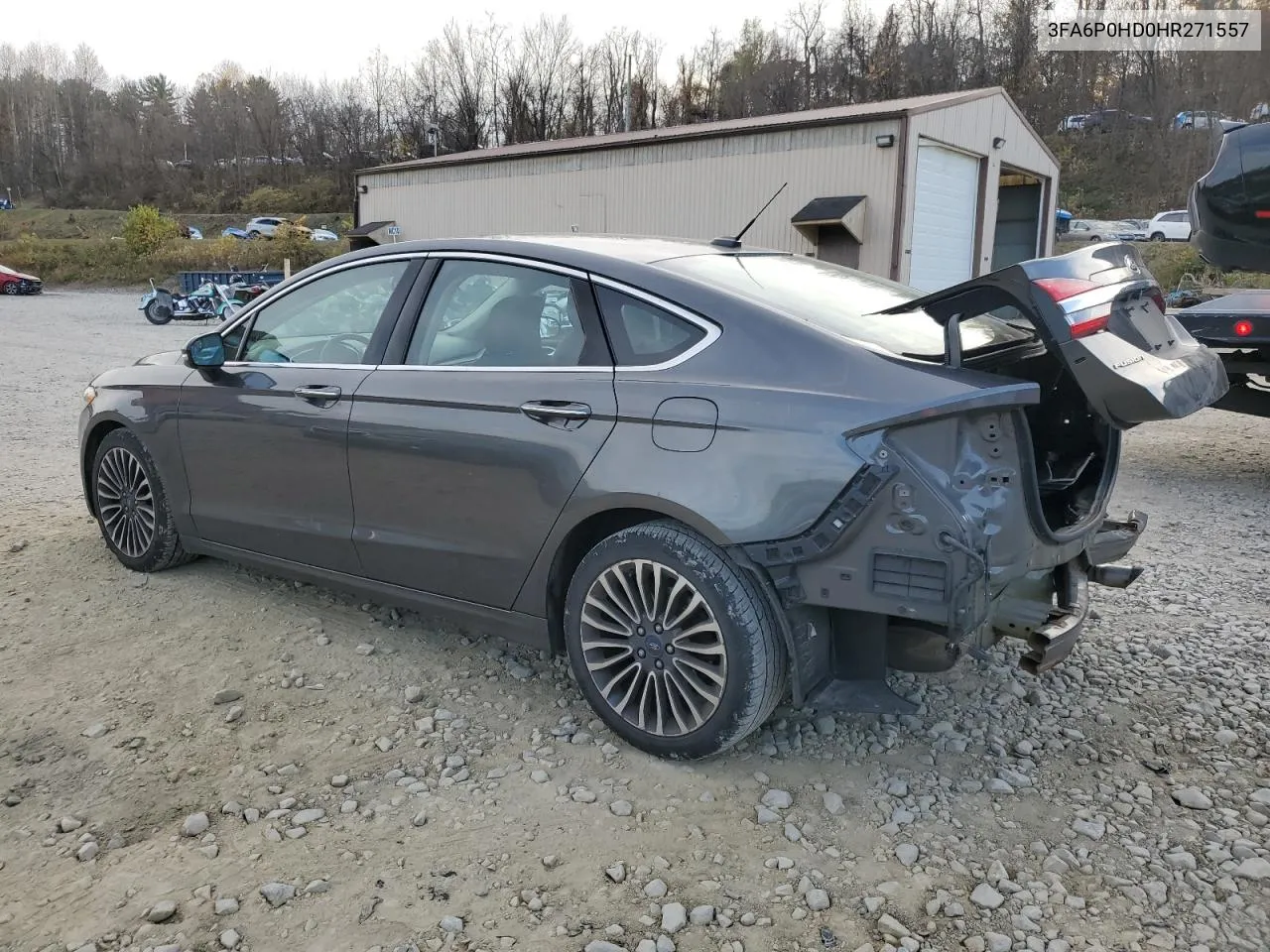 2017 Ford Fusion Se VIN: 3FA6P0HD0HR271557 Lot: 78776414