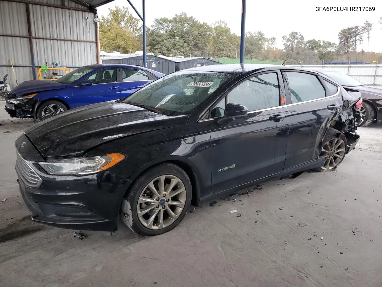 2017 Ford Fusion Se Hybrid VIN: 3FA6P0LU4HR217069 Lot: 78920724