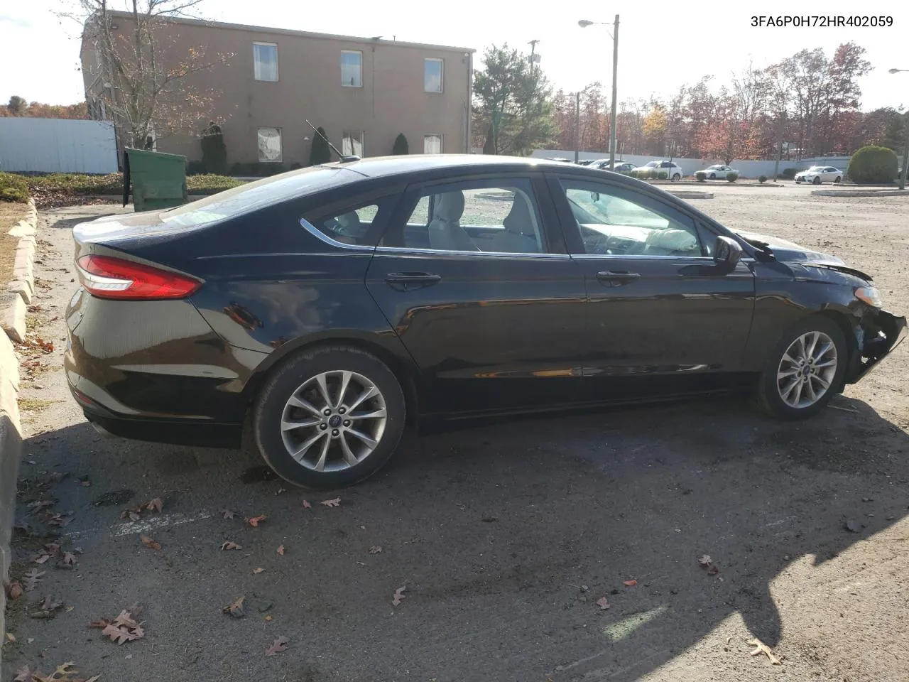 2017 Ford Fusion Se VIN: 3FA6P0H72HR402059 Lot: 79057394