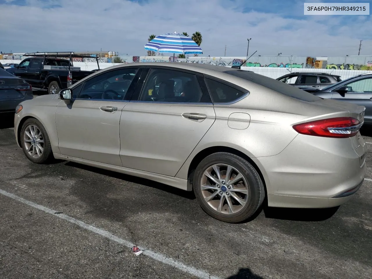 2017 Ford Fusion Se VIN: 3FA6P0H79HR349215 Lot: 79072844