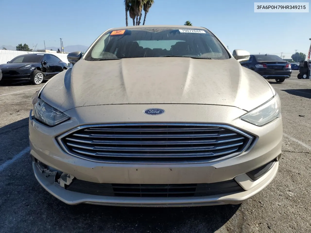 2017 Ford Fusion Se VIN: 3FA6P0H79HR349215 Lot: 79072844