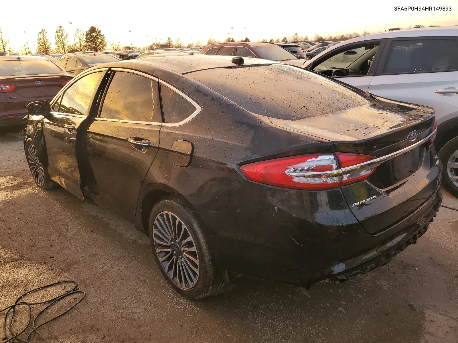 2017 Ford Fusion Se VIN: 3FA6P0H94HR149893 Lot: 79253773