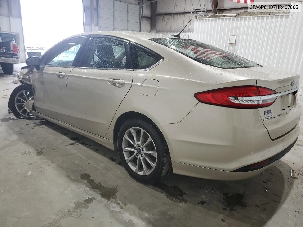 2017 Ford Fusion Se VIN: 3FA6P0HD7HR407005 Lot: 79359944