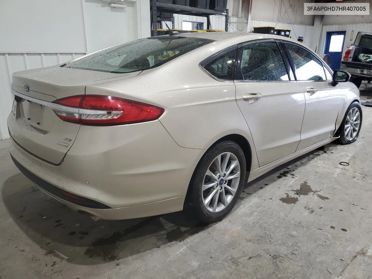 2017 Ford Fusion Se VIN: 3FA6P0HD7HR407005 Lot: 79359944