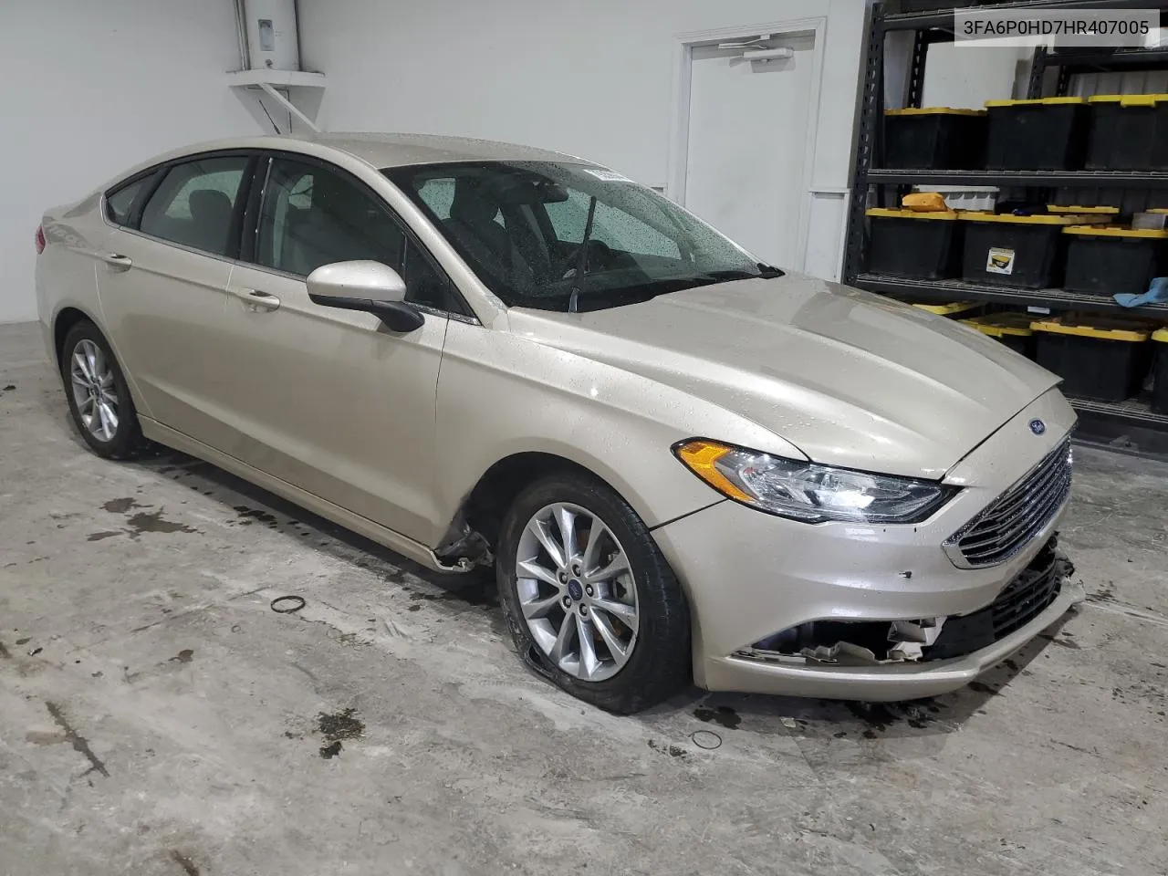 2017 Ford Fusion Se VIN: 3FA6P0HD7HR407005 Lot: 79359944