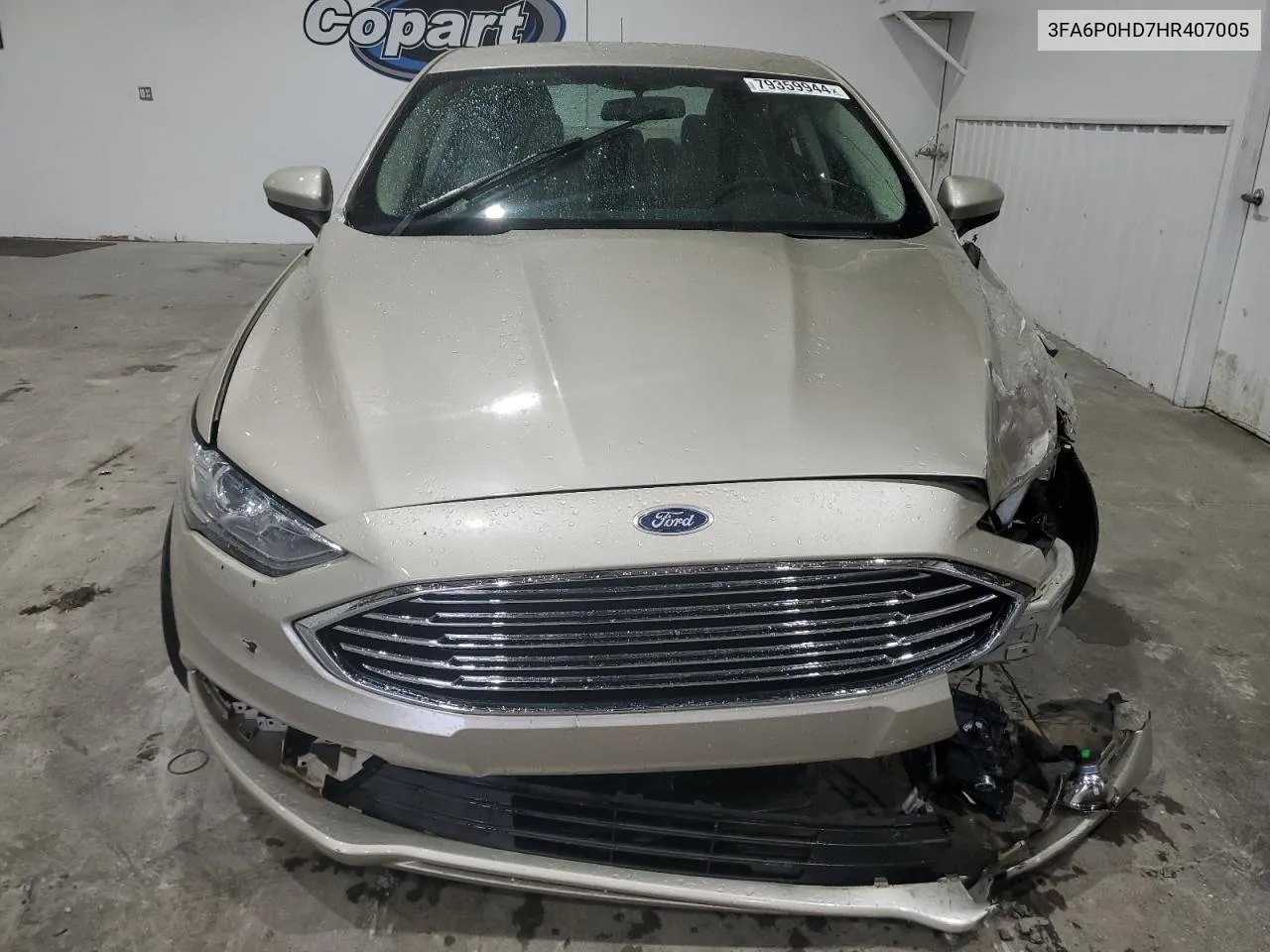 2017 Ford Fusion Se VIN: 3FA6P0HD7HR407005 Lot: 79359944