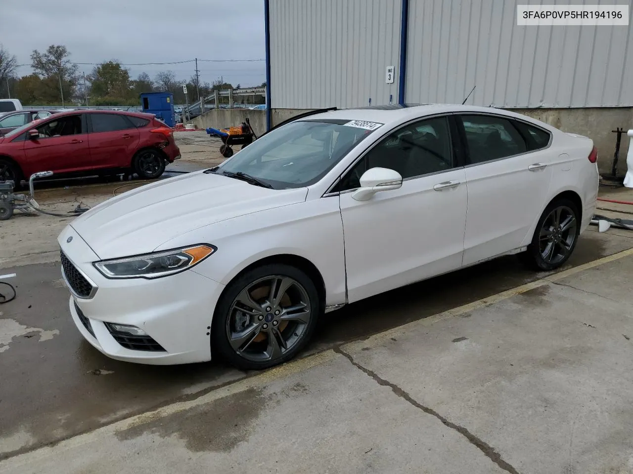 2017 Ford Fusion Sport VIN: 3FA6P0VP5HR194196 Lot: 79438514