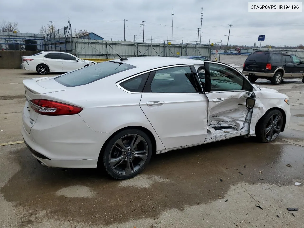 2017 Ford Fusion Sport VIN: 3FA6P0VP5HR194196 Lot: 79438514