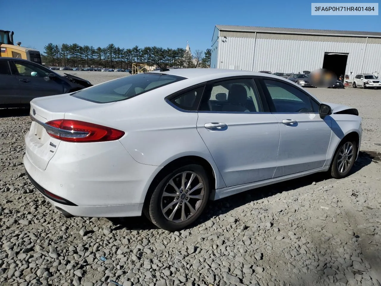 2017 Ford Fusion Se VIN: 3FA6P0H71HR401484 Lot: 79611294