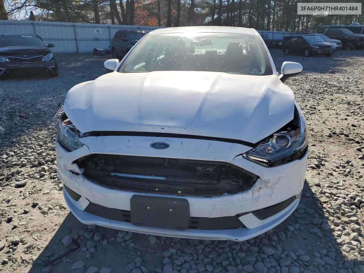 2017 Ford Fusion Se VIN: 3FA6P0H71HR401484 Lot: 79611294