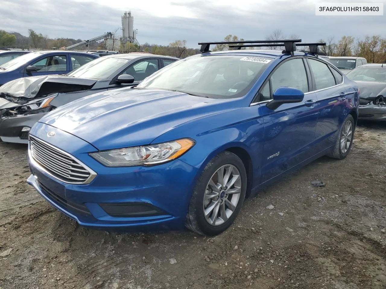 2017 Ford Fusion Se Hybrid VIN: 3FA6P0LU1HR158403 Lot: 79730584