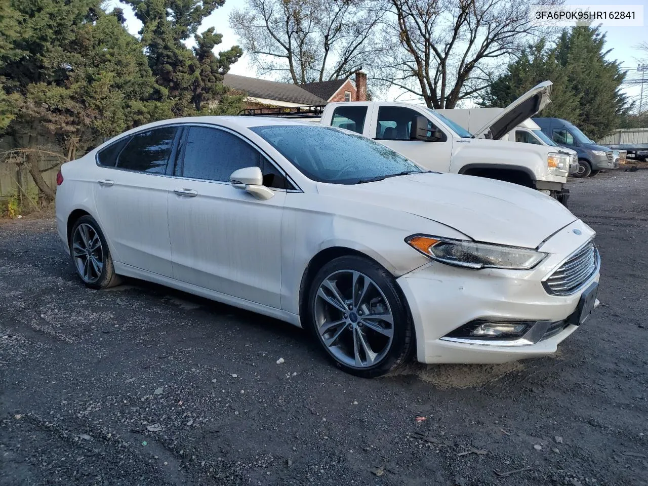 2017 Ford Fusion Titanium VIN: 3FA6P0K95HR162841 Lot: 79889424