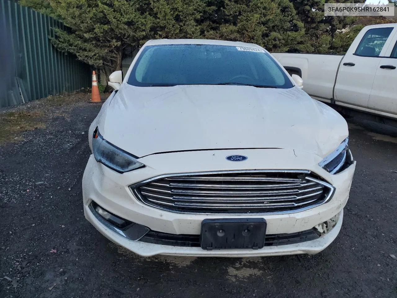 2017 Ford Fusion Titanium VIN: 3FA6P0K95HR162841 Lot: 79889424