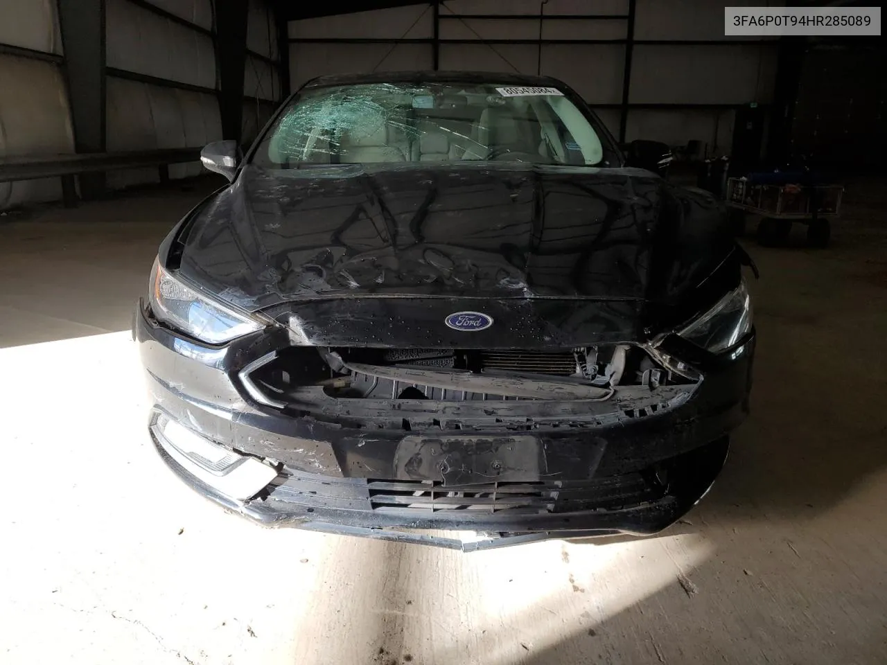 2017 Ford Fusion Se VIN: 3FA6P0T94HR285089 Lot: 80545084