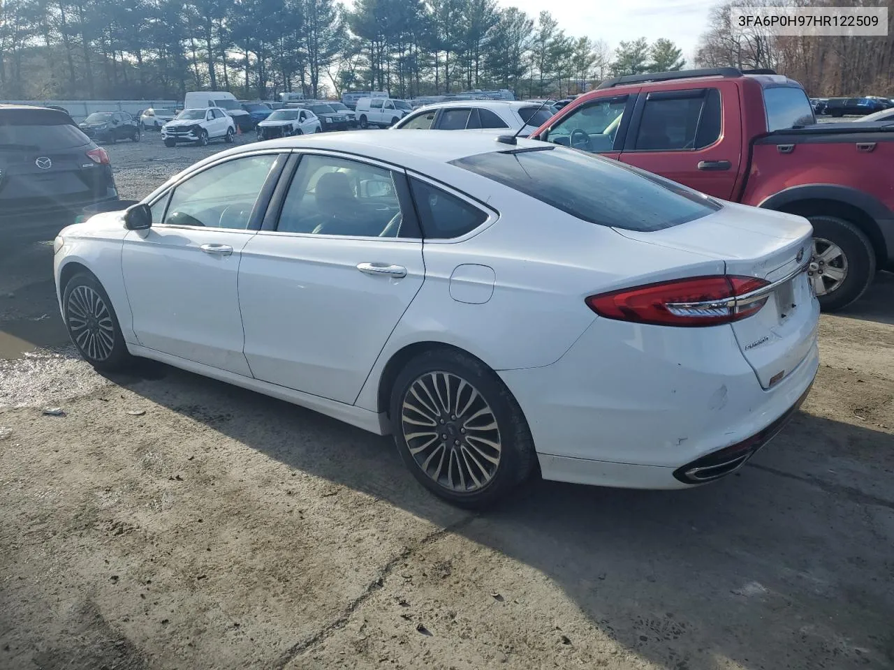 2017 Ford Fusion Se VIN: 3FA6P0H97HR122509 Lot: 81579474