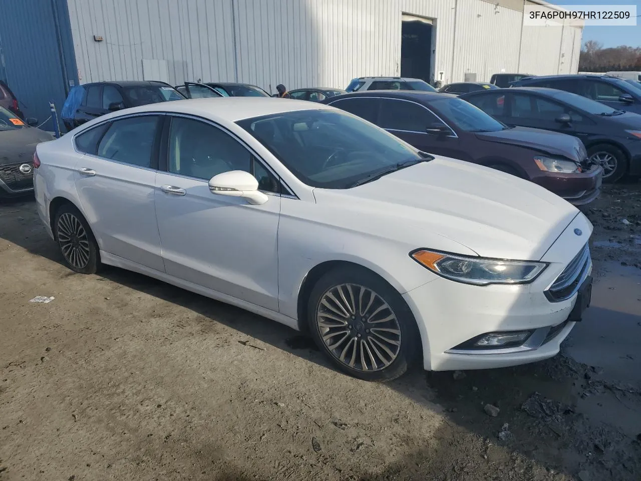 2017 Ford Fusion Se VIN: 3FA6P0H97HR122509 Lot: 81579474