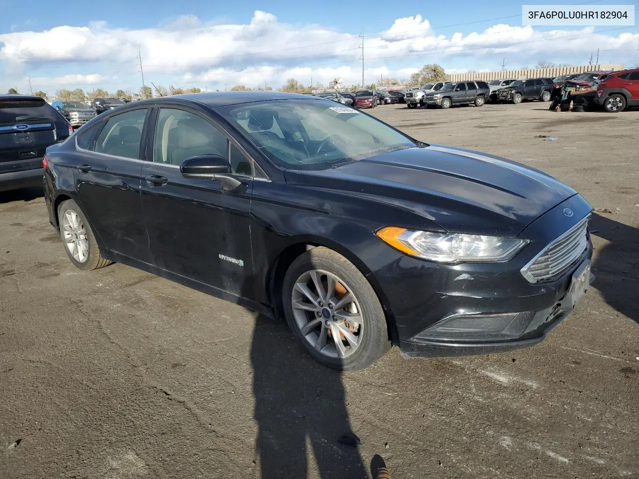 2017 Ford Fusion Se Hybrid VIN: 3FA6P0LU0HR182904 Lot: 81643804