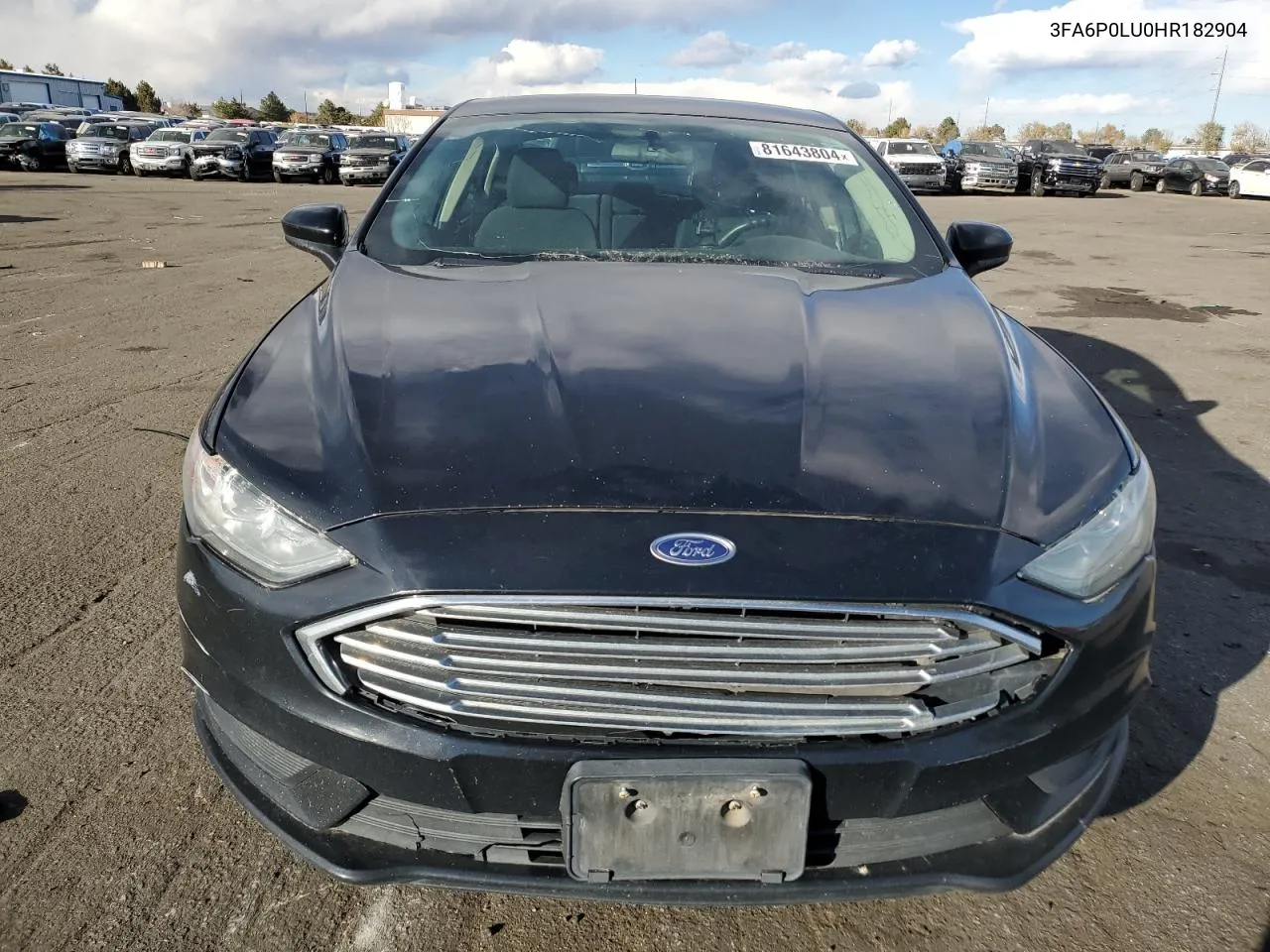 2017 Ford Fusion Se Hybrid VIN: 3FA6P0LU0HR182904 Lot: 81643804