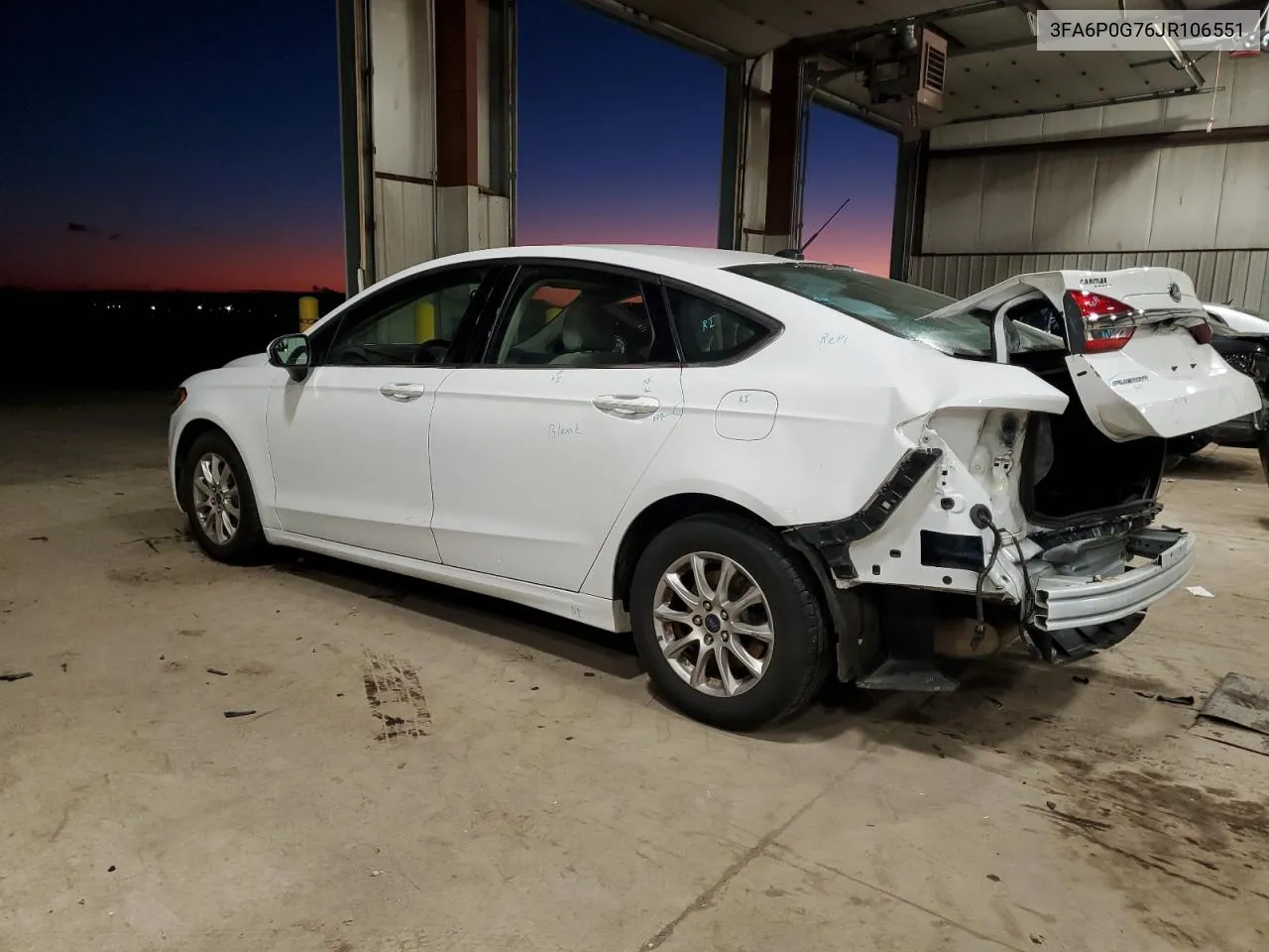 3FA6P0G76JR106551 2018 Ford Fusion S