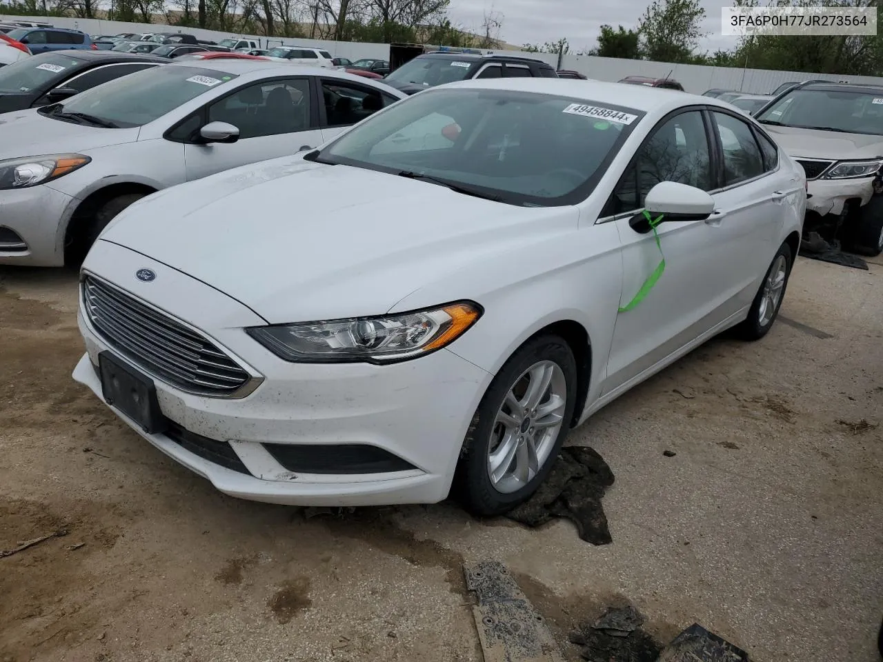 2018 Ford Fusion Se VIN: 3FA6P0H77JR273564 Lot: 49458844