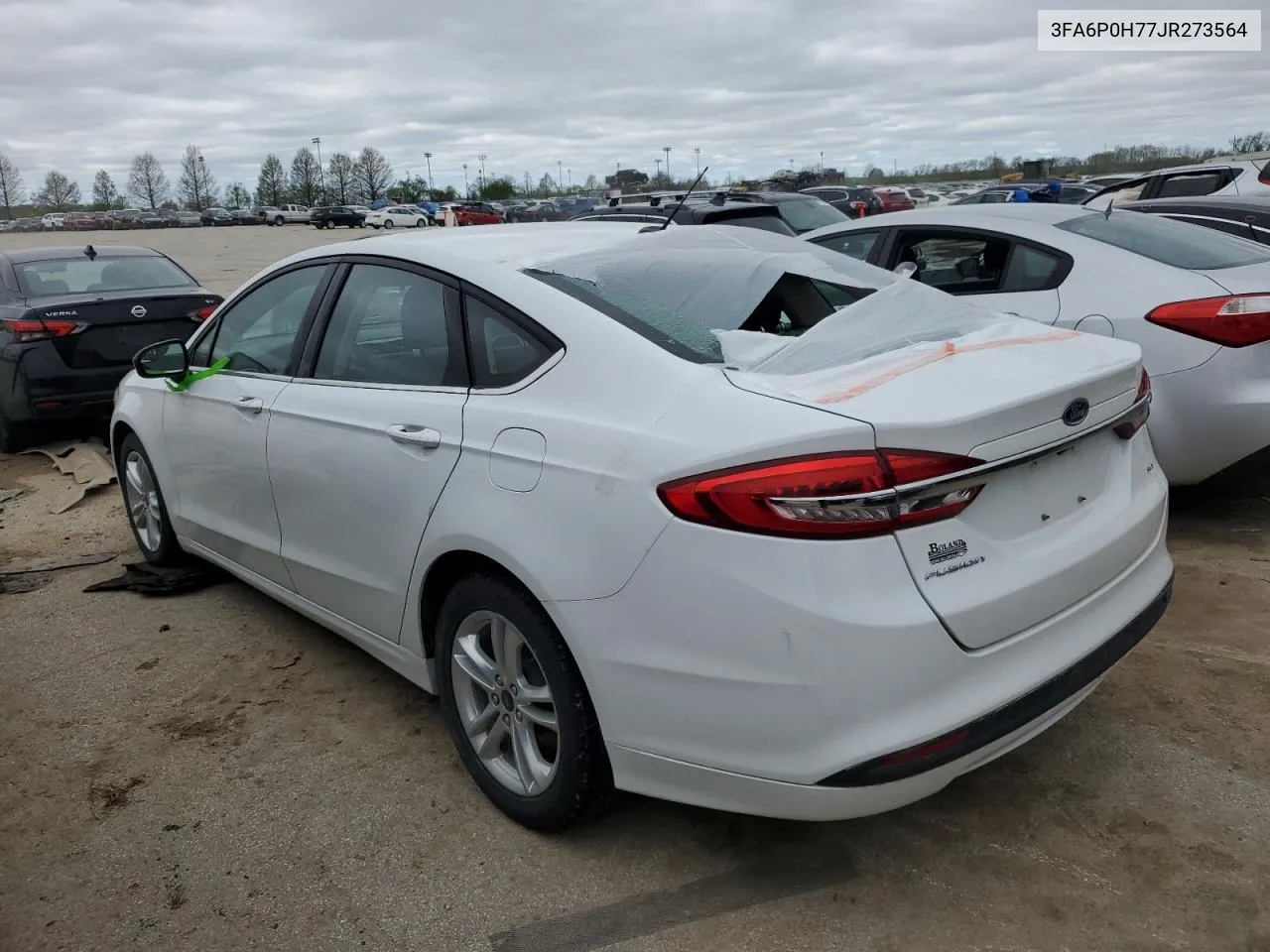 2018 Ford Fusion Se VIN: 3FA6P0H77JR273564 Lot: 49458844