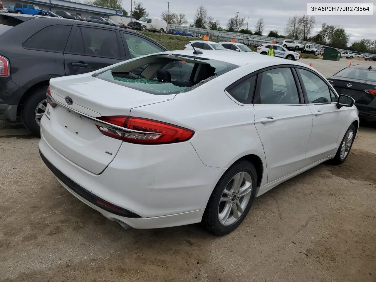 2018 Ford Fusion Se VIN: 3FA6P0H77JR273564 Lot: 49458844