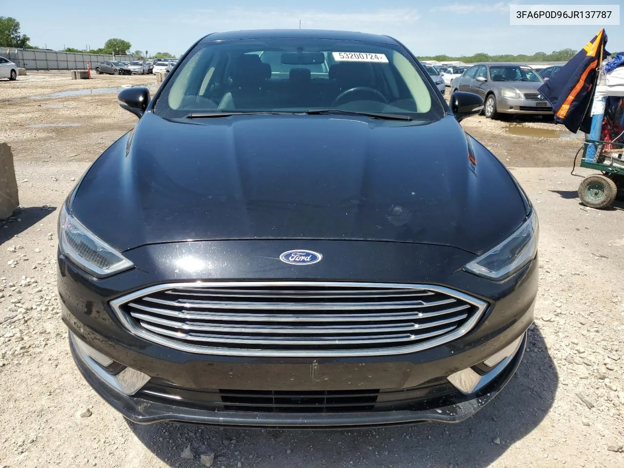 2018 Ford Fusion Titanium/Platinum VIN: 3FA6P0D96JR137787 Lot: 53200724