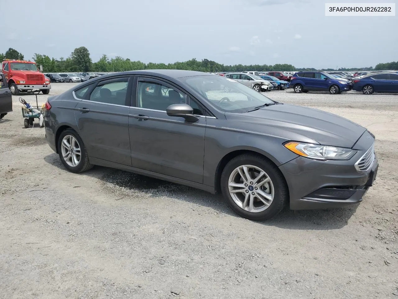 2018 Ford Fusion Se VIN: 3FA6P0HD0JR262282 Lot: 53940864