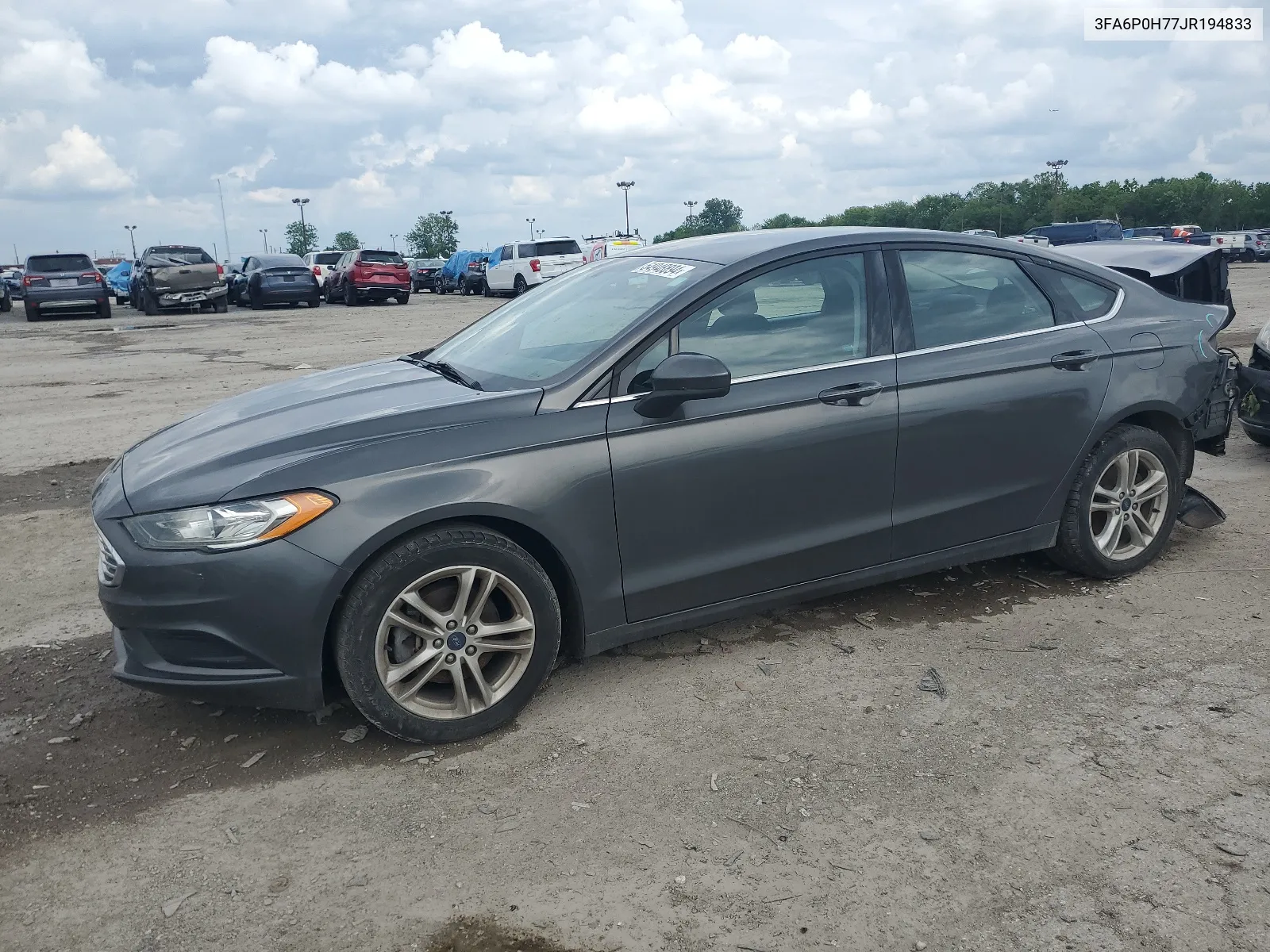 2018 Ford Fusion Se VIN: 3FA6P0H77JR194833 Lot: 54948894