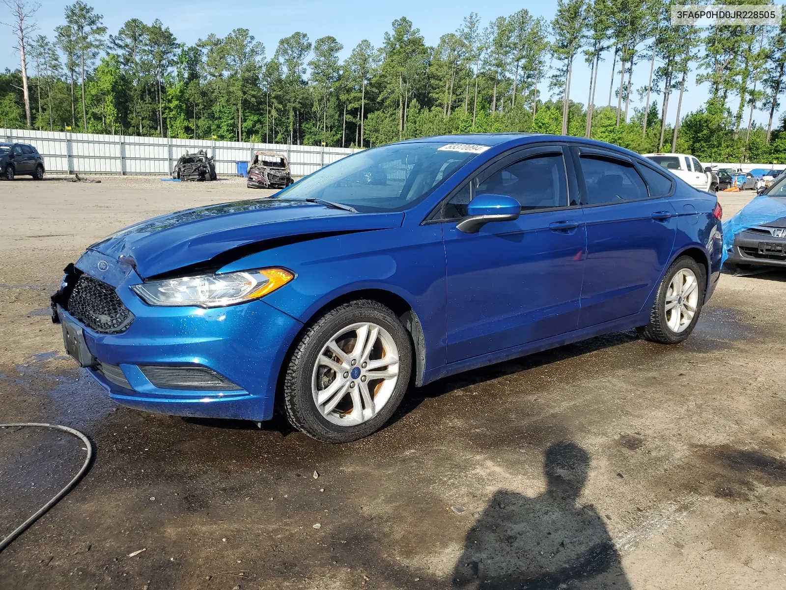 3FA6P0HD0JR228505 2018 Ford Fusion Se