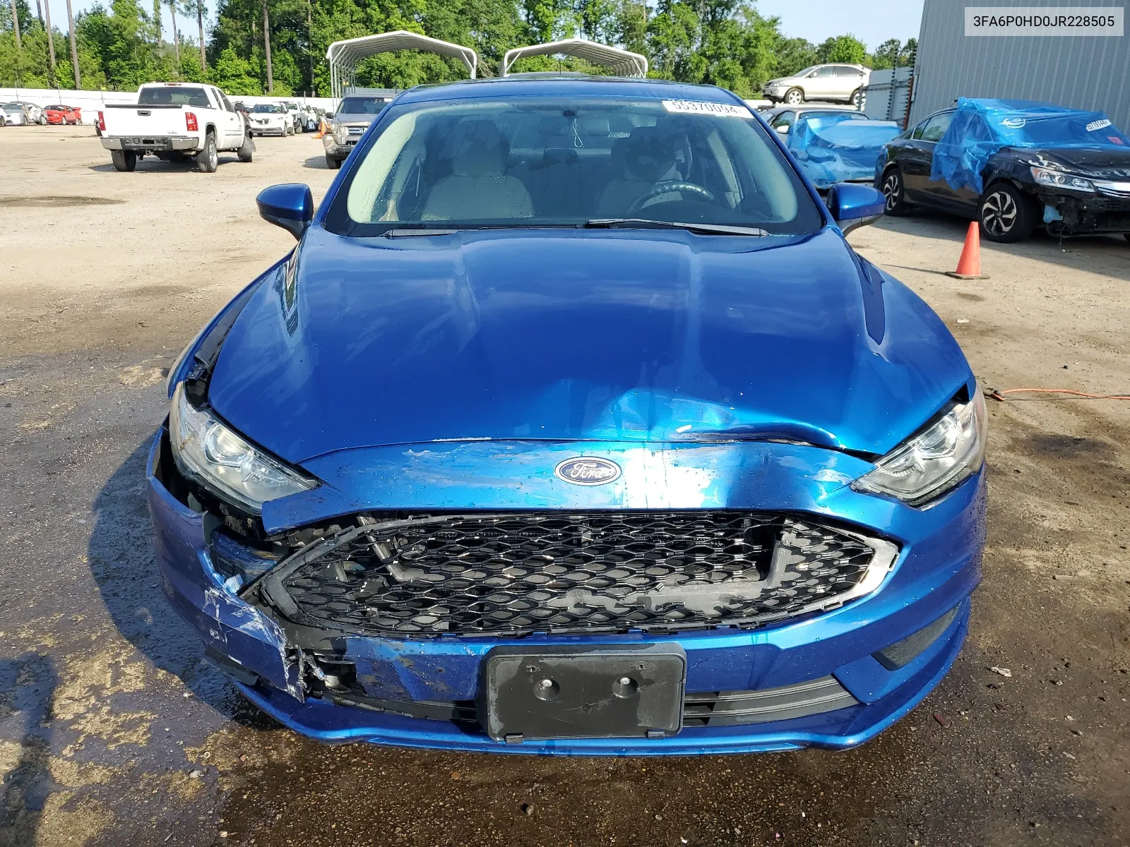 3FA6P0HD0JR228505 2018 Ford Fusion Se