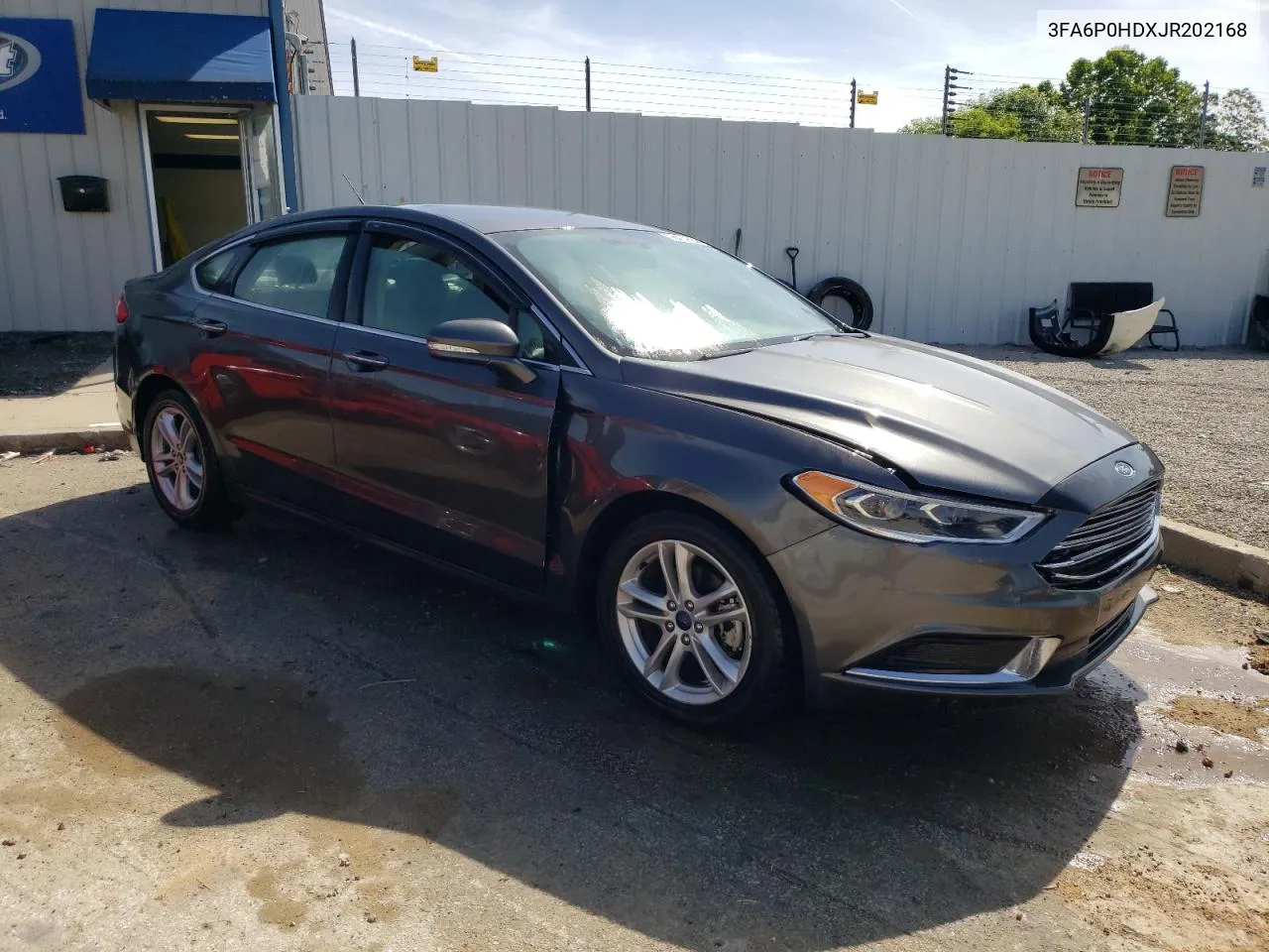 2018 Ford Fusion Se VIN: 3FA6P0HDXJR202168 Lot: 56474524