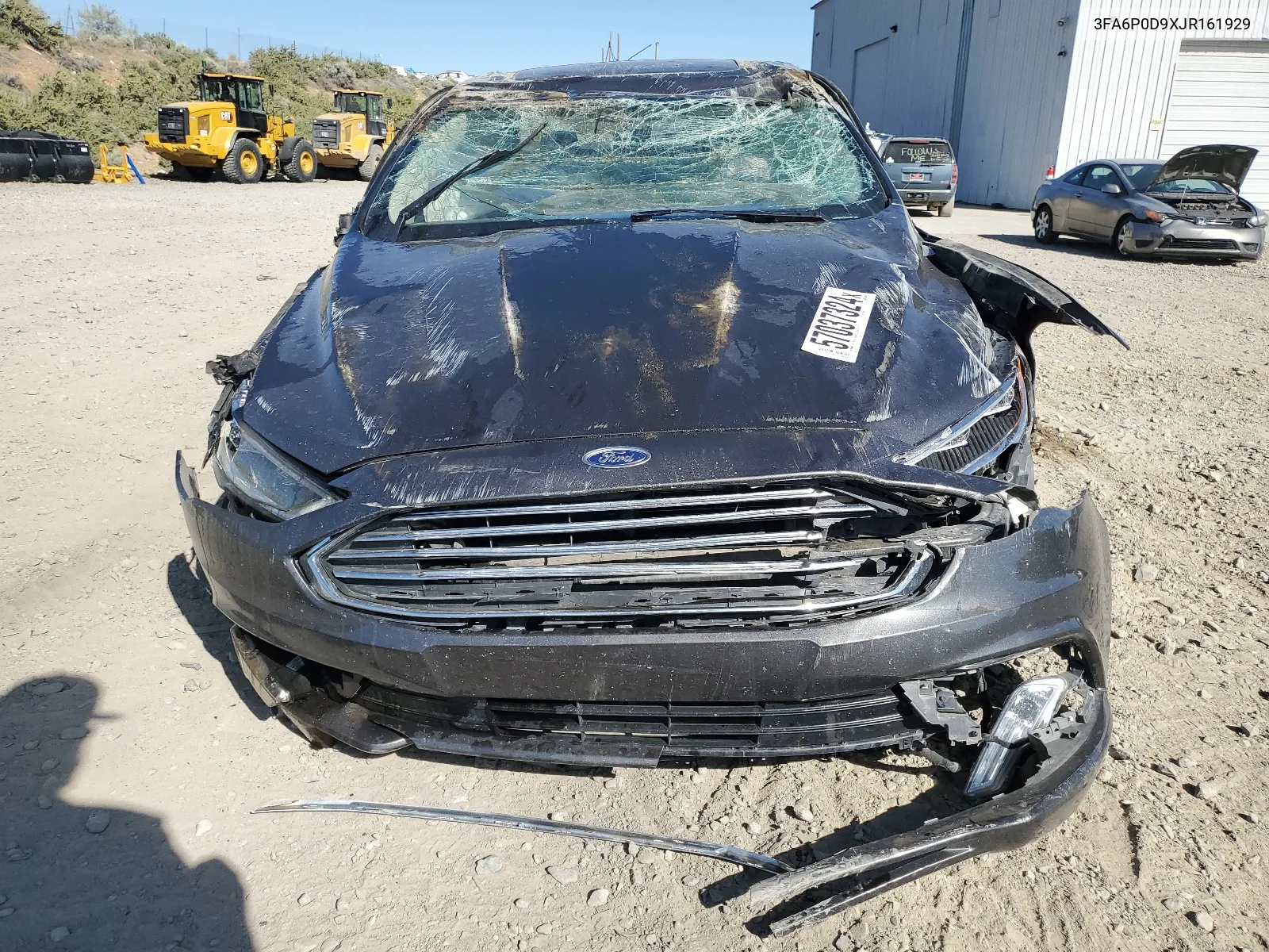 2018 Ford Fusion Titanium/Platinum VIN: 3FA6P0D9XJR161929 Lot: 57037324