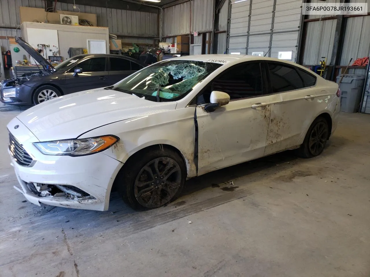 2018 Ford Fusion S VIN: 3FA6P0G78JR193661 Lot: 57632904