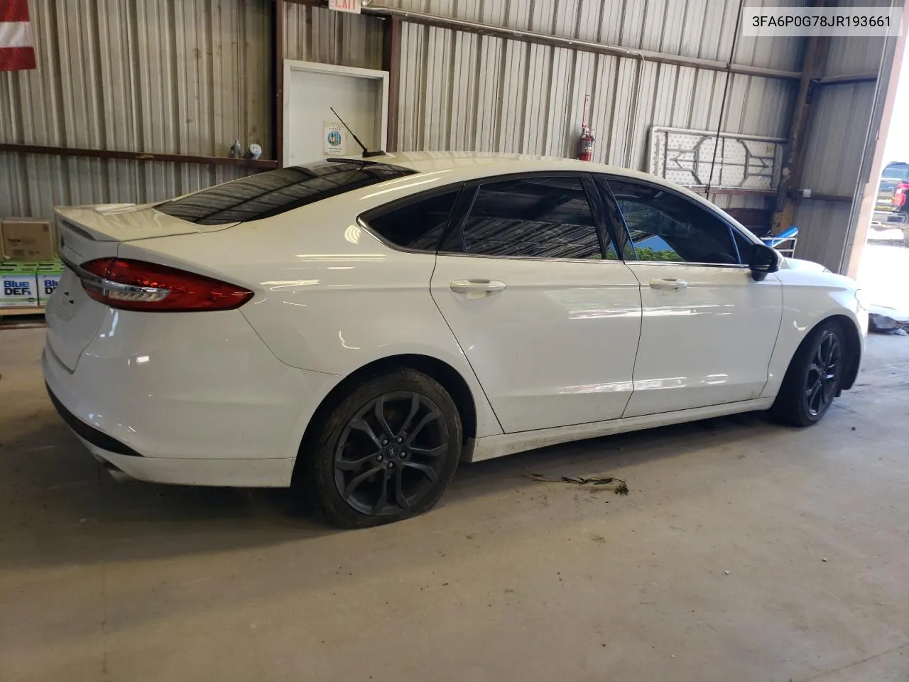 2018 Ford Fusion S VIN: 3FA6P0G78JR193661 Lot: 57632904