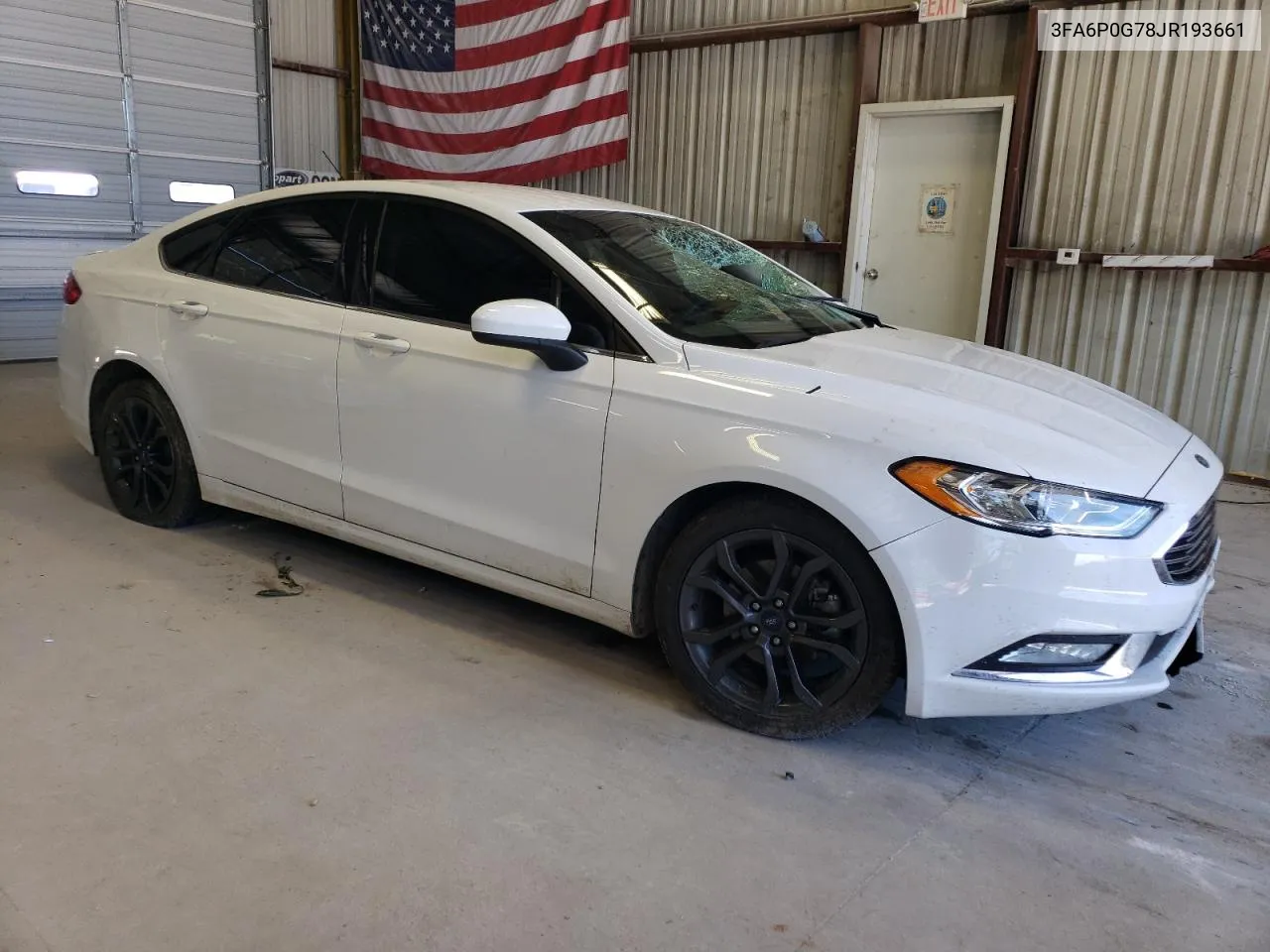 2018 Ford Fusion S VIN: 3FA6P0G78JR193661 Lot: 57632904