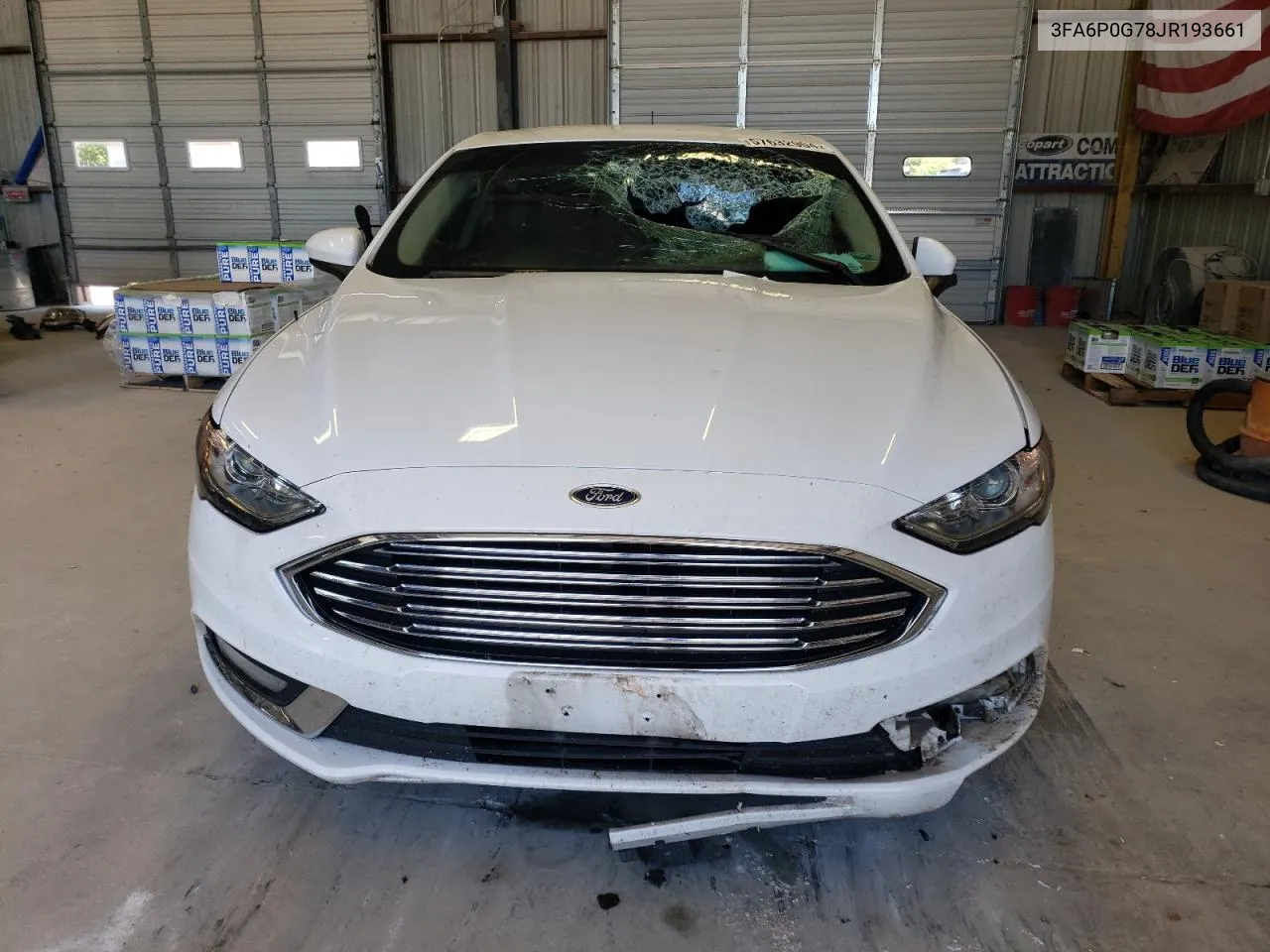 2018 Ford Fusion S VIN: 3FA6P0G78JR193661 Lot: 57632904