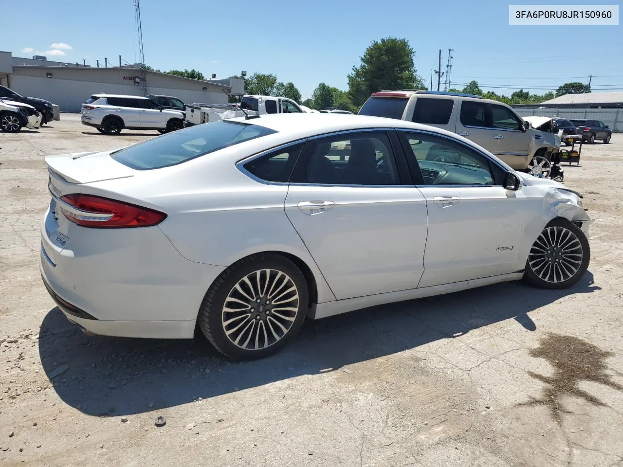 3FA6P0RU8JR150960 2018 Ford Fusion Titanium/Platinum Hev