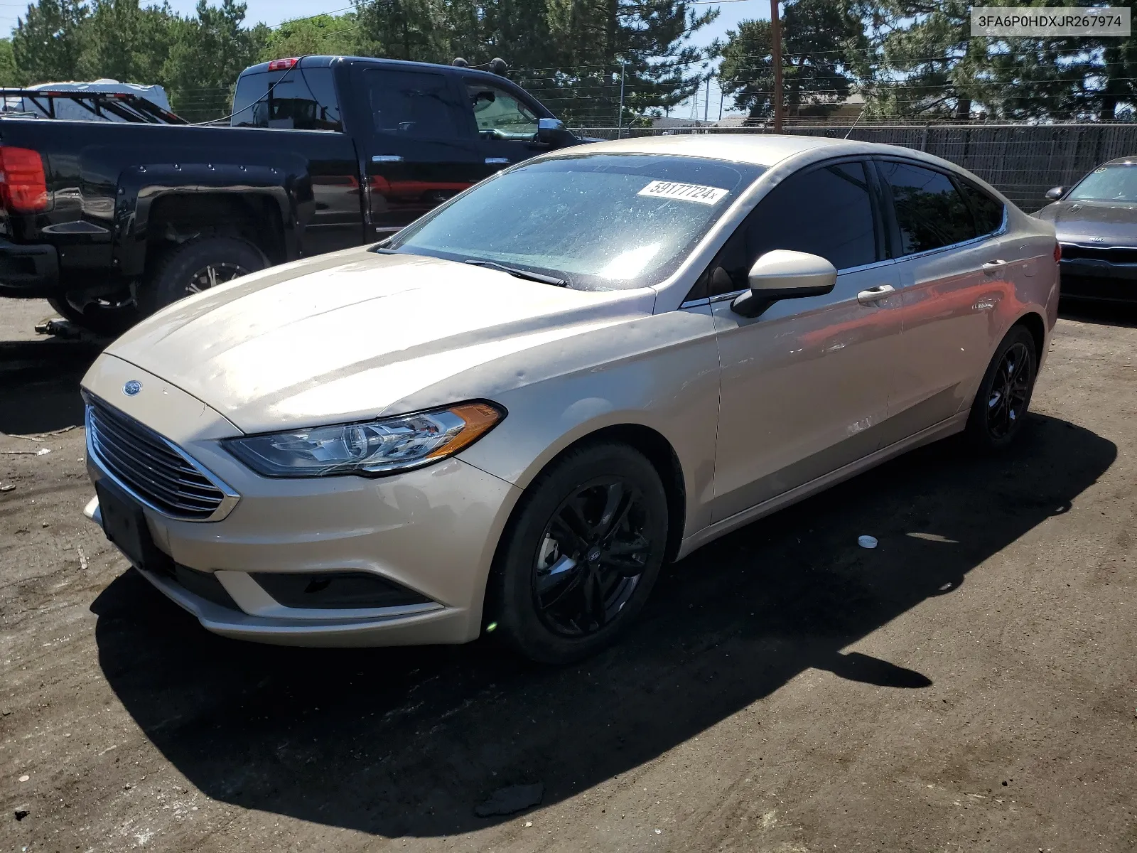 3FA6P0HDXJR267974 2018 Ford Fusion Se